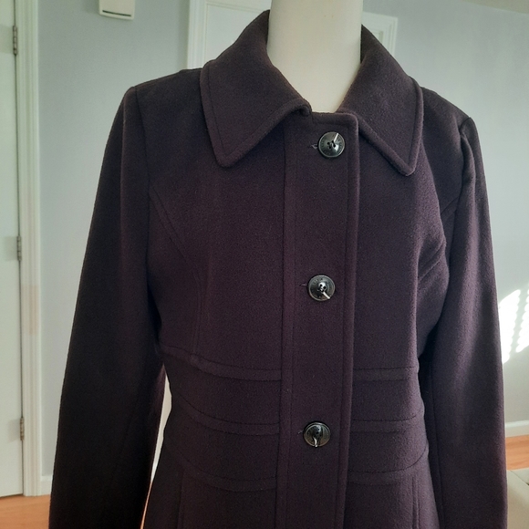 Anne Klein wool cashmere blend winter coat. - Picture 1 of 13